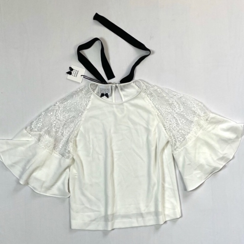 Edward Achour white blouse
